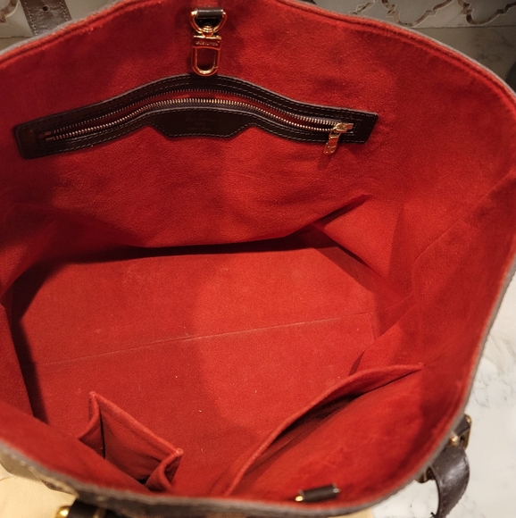 💥SOLD💥Louis Vuitton Damier Ebene Hampstead MM - Picture 7 of 15